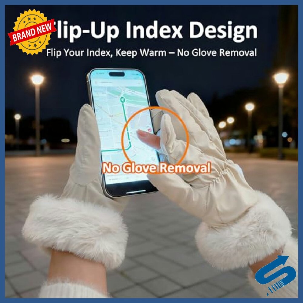 Rechargeable Heated Gloves Medium Touchscreen Pal… - image 6